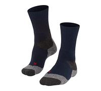 FALKE Men's TK4 Expedition Hiking Socks, Wool, Blue (Marine 6120), 5.5-7.5 (1 Pair)