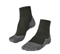 FALKE Men's TK5 Wander Cool Short M SSO Lyocell Functional Yarn Thin Anti-Blister 1 Pair Hiking Socks, Green (Military 7826), 5.5-7.5