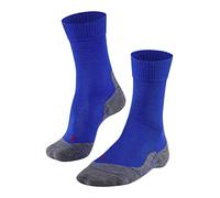 FALKE Men's TK5 Wander M So Wool Thin Anti-Blister 1 Pair Hiking Socks, Blue Yve 6714, 8-9