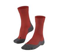 FALKE Men's TK5 Wander M So Wool Thin Anti-Blister 1 Pair Hiking Socks, Orange Electric 8192, 8-9