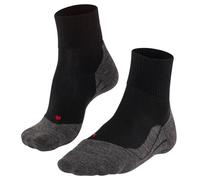 Falke Mens TK5 Wander Wool Short Socks - Black Mix