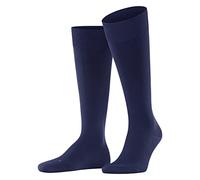 FALKE Men's Ultra Energizing M Kh Cotton With Compression 1 Pair Knee-High Socks, Blue Deep 6418, 8.5-9.5