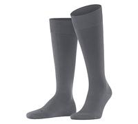 FALKE Men's Ultra Energizing M Kh Cotton With Compression 1 Pair Knee-High Socks, Grey Pavement 3828, 8.5-9.5