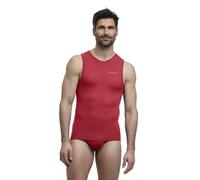 FALKE Men's Ultralight Cool M S/l Sh Functional Yarn Quick Dry 1 Piece Base Layer Top, Red Bloody Mary 8177, XL