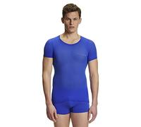 FALKE Men's Ultralight Cool Round Neck M S/s Ts Functional Yarn Quick Dry 1 Piece Base Layer Top, Blue Yve 6714, S