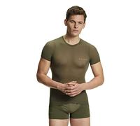 FALKE Men's Ultralight Cool Round Neck M S/s Ts Functional Yarn Quick Dry 1 Piece Base Layer Top, Green Herb 7754, S