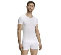 FALKE Men's Ultralight Cool Round Neck M S/s Ts Functional Yarn Quick Dry 1 Piece Base Layer Top, White 2860, S