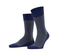 FALKE Men's Uptown Tie M So Cotton Patterned 1 Pair Socks, Blue Royal 6000, 8.5-9.5