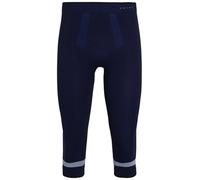 FALKE Men's Warm 3/4 M Ti Functional Yarn Quick Dry 1 Piece Base Layer Bottom, Blue Space 6116 Trend, S