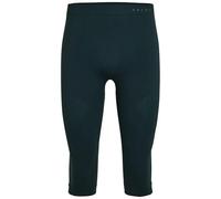 FALKE Men's Warm 3/4 M Ti Functional Yarn Quick Dry 1 Piece Base Layer Bottom, Green Holly 7385, XL