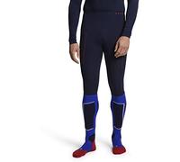 FALKE Men's Warm Long Functional Tights Thermal Underwear Blue Breathable Quick Dry Thermoregulated For Warm And Cold Outdoor Temperatures 1 Piece