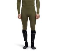 FALKE Men's Warm Long M Ti Functional Yarn Quick Dry 1 Piece Base Layer Bottom, Green Herb 7754, S