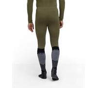 FALKE Men's Warm Long M Ti Functional Yarn Quick Dry 1 Piece Base Layer Bottom, Green Herb 7754, XXL