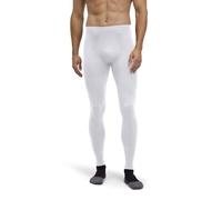 FALKE Men's Warm Long M Ti Functional Yarn Quick Dry 1 Piece Base Layer Bottom, White 2860, S