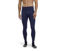 FALKE Men's Warm Long M Ti Functional Yarn Quick Dry Base Layer Bottom 1 Piece, Blue Space 6116, L