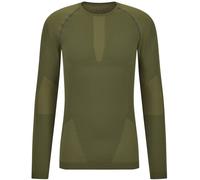 Falke Mens Warm Long Sleeved Tight Fit Shirt - Herb Green