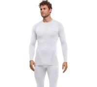 Falke Mens Warm Long Sleeved Tight Fit Shirt - White
