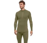 Falke Mens Warm Long Sleeved Turtleneck Tight Fit Shirt - Herb Green