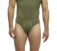 FALKE Men's Warm M Br Functional Yarn Quick Dry 1 Piece Base Layer Underwear, Green Herb 7754, XXL