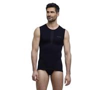 FALKE Men's Warm M S/l Sh Functional Yarn Quick Dry 1 Piece Base Layer Top, Black 3000, L