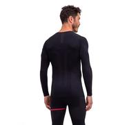 FALKE Men's Warm Round Neck M L/s Sh Functional Yarn Quick Dry 1 Piece Base Layer Top, Black 3000 Iconic, M