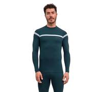 FALKE Men's Warm Trend Turtleneck M L/s Sh Functional Yarn Quick Dry Base Layer Top 1 Piece, Green Holly 7385, S