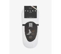 FALKE Men's Invisible Step Medium Cut M In Cotton No-Show Plain 1 Pair Liner Socks, White 2000, 5.5-6.5