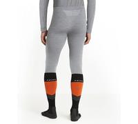 FALKE Men's Wool-Tech 3/4 M Ti Functional Yarn Quick Dry 1 Piece Base Layer Bottom, Grey Grey-Heather 3757, S