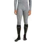 FALKE Men's Wool-Tech 3/4 M Ti Functional Yarn Quick Dry 1 Piece Base Layer Bottom, Grey Grey-Heather 3757, XL
