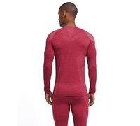FALKE Men's Wool-Tech Light M L/s Sh Wool Functional Yarn Quick Dry Base Layer Top 1 piece, Red Ruby 8830, L