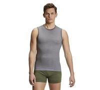 FALKE Men's Wool-Tech Light M S/l Sh Functional Yarn Quick Dry 1 Piece Base Layer Top, Grey Grey-Heather 3757, XXL