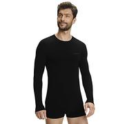 FALKE Men's Wool-Tech Light Round Neck Longsleeved Sports Functional Shirt Thermoregulating Underwear Breathable Climate-Regulating Odour-Neutralising Functional Yarn 1 Piece