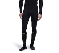 FALKE Men's Wool-Tech Long M Ti Functional Yarn Quick Dry 1 Piece Base Layer Bottom, Black 3000, M