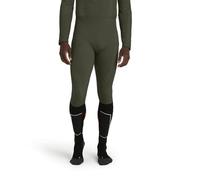 FALKE Men's Wool-Tech Long M Ti Functional Yarn Quick Dry 1 Piece Base Layer Bottom, Green Olive 7830, XL