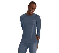 Falke Mens Wool Tech Long Sleeve Shirt - Capitain Blue