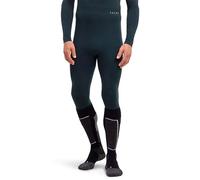 FALKE Men's Wool-Tech Protective 3/4 M Ti Wool Functional Yarn Quick Dry Base Layer Bottom 1 Piece, Green Holly 7385, M