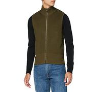 FALKE Men's Zip Vest, Men, Waistcoat, 60033, tempered olive, M