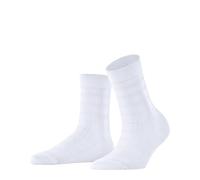 FALKE Women's Madras W So Cotton Patterned 1 Pair Socks, White 2000 Madras, 2.5-5