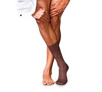 FALKE Men's No. 2 M So Cashmere Plain 1 Pair Socks, Brown Teak Melange 5456, 7-8