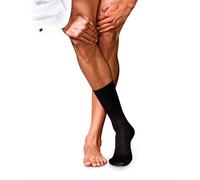 Falke Mens Black No. 6 Wool and Silk-blend Socks 7.5-8