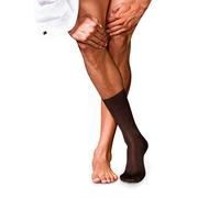 FALKE Men's No. 6 M So Wool Silk Plain 1 Pair Socks, Brown 5930, 7-8