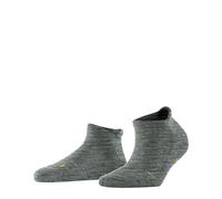 FALKE Women's Keep Warm W Sn Wool Low-Cut Plain 1 Pair Trainer Socks, Blue Smoke 6333, 2.5-3.5