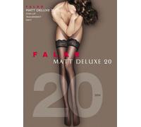 Falke Opaque Hold-ups Black with Decorative Lace Mod 41520 Matt Deluxe 20 Den