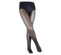 FALKE Unisex Kid's Pure Matt 30 DEN K TI Sheer Plain 1 Pair Tights, Blue (Marine 6179), 9-11.5