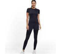 FALKE® RU Short Sleeve Running T-Shirt Warm Size S - Black, Comfortable and Moisture-Wicking for Optimal Performance