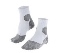 FALKE® RU Trail Grip Socks 35-36 (EU) Women's White/Grey for Trail Running with Comfortable Support