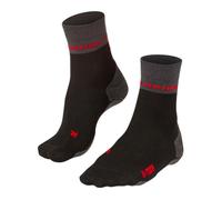 FALKE® RU True Motion Nevos Socks 35-36 (EU) - Black/Grey for Comfortable Running Training