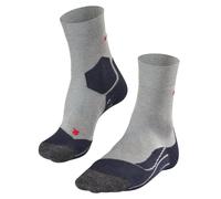FALKE® RU3 Comfort Running Socks for Men - Light Grey, Ultimate Cushioning & Support