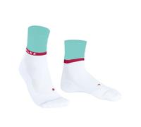 FALKE Women's RU4 Endurance Compression W So Cotton Functional Yarn With Compression 1 Pair Running Socks, White 2002, 4-5
