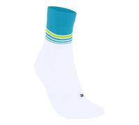 FALKE Men's RU4 Endurance Cool M So Functional Yarn Anti-Blister 1 Pair Running Socks, White 2001 Stripe, 8-9